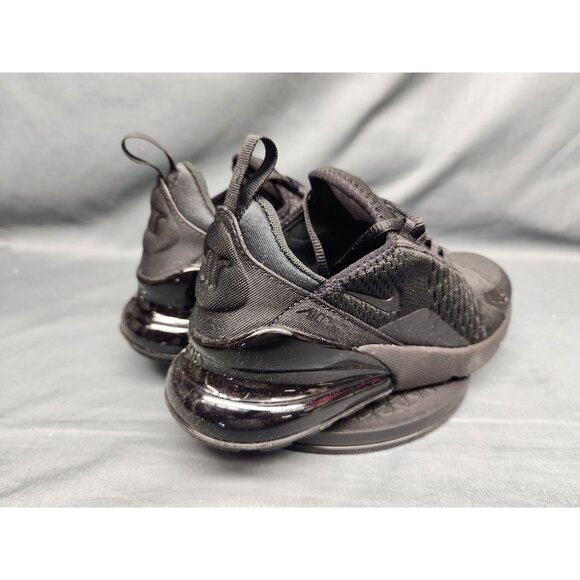 Nike Boys Air Max 270 (GS) Sneakers Mesh Triple Black Size 5Y NEW NO BOX! - Picture 8 of 11